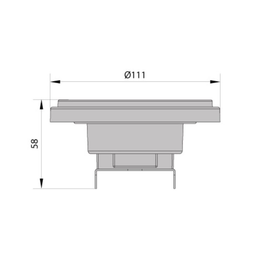 LED glödlampa  AR111 G53/12W/12V 4000K