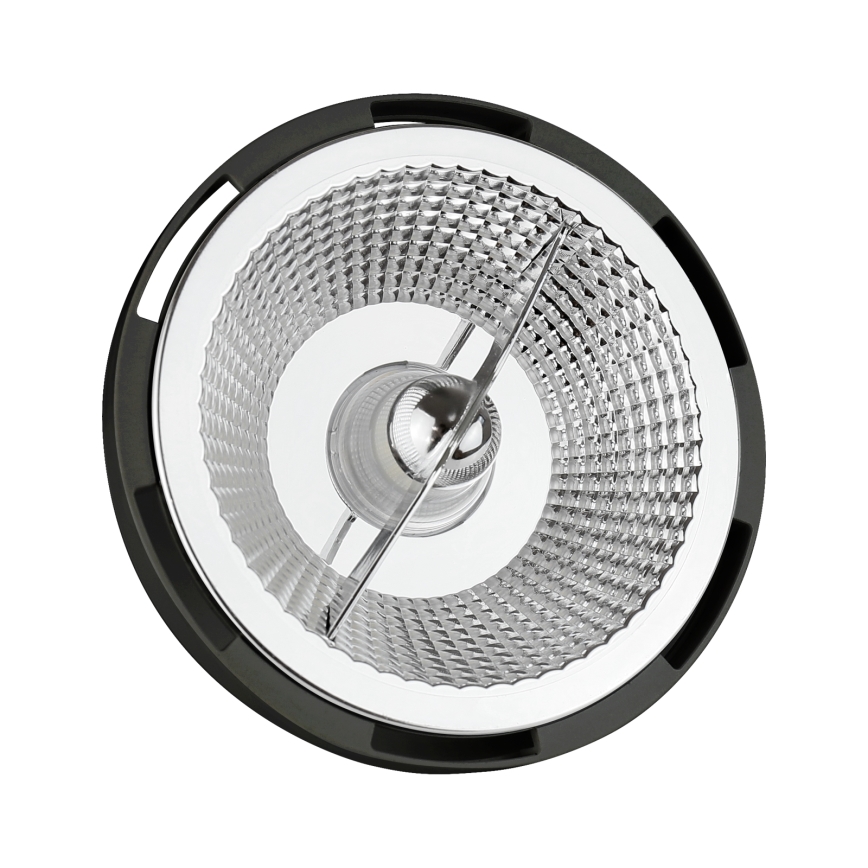 LED glödlampa AR111 GU10/12W/230V 4000K 15° svart