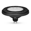 LED glödlampa AR111 GU10/12W/230V 4000K svart 30°