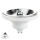 LED glödlampa AR111 GU10/12W/230V 6000K 45° vit