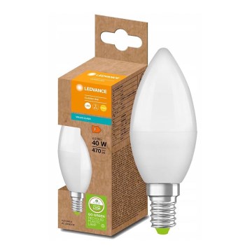LED Glödlampa av återvunnen plast B40 E14/4,9W/230V 2700K - Ledvance