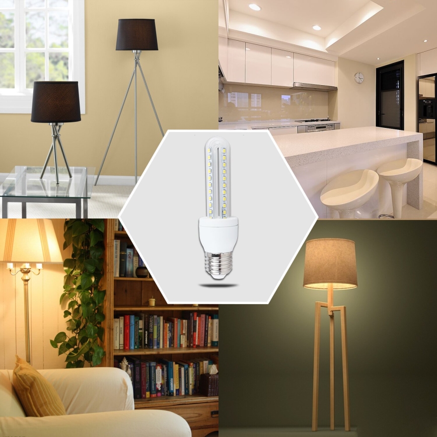 LED glödlampa B5 E27/8W/230V 3000K - Aigostar
