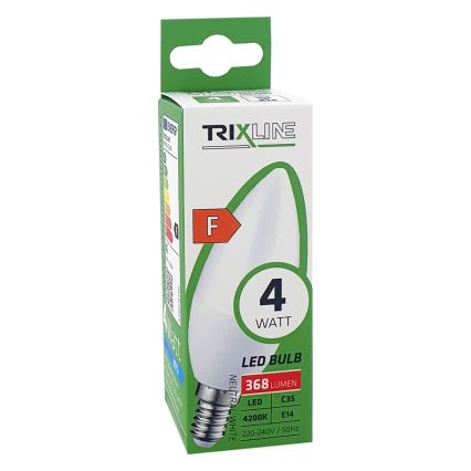 LED glödlampa C35 E14/4W/230V 4200K