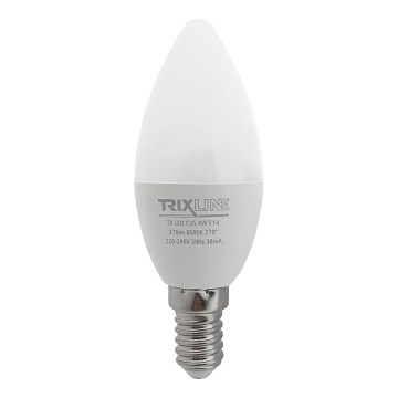 LED glödlampa C35 E14/4W/230V 6500K