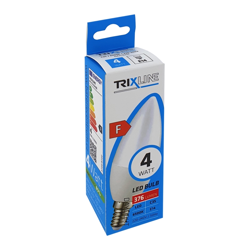 LED glödlampa C35 E14/4W/230V 6500K