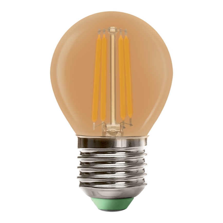 LED glödlampa CLASIC AMBER G45 E27/4W/230V 2200K -  Brilagi