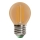 LED glödlampa CLASIC AMBER G45 E27/4W/230V 2200K -  Brilagi