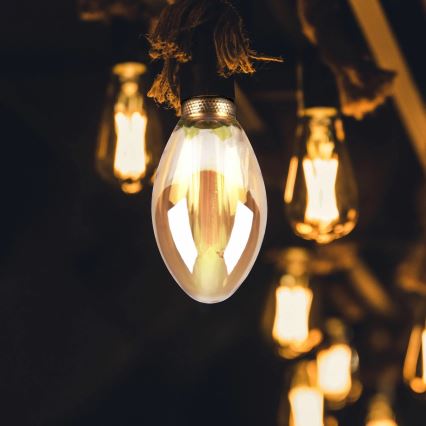 LED Glödlampa  DECO VINTAGE B75 E27/4W/230V 1800K