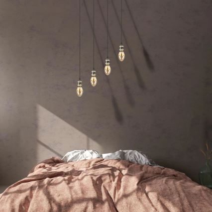 LED Glödlampa  DECO VINTAGE B75 E27/4W/230V 1800K