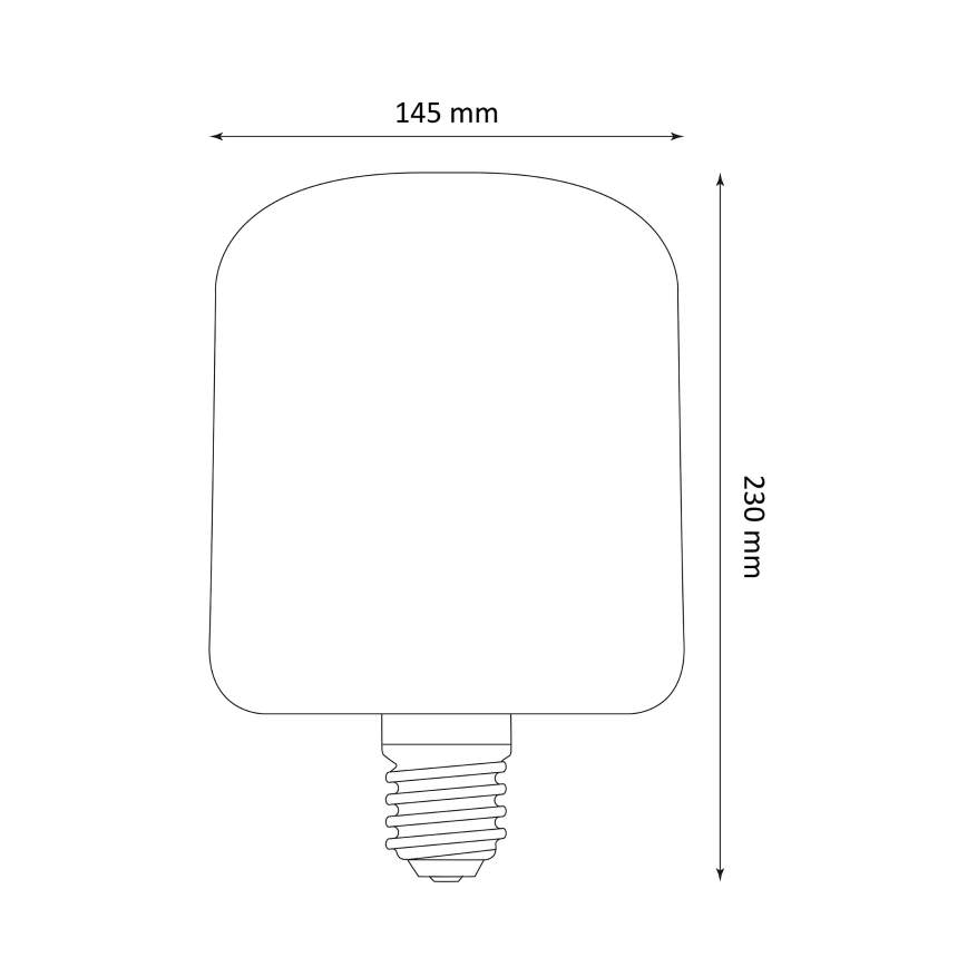 LED Glödlampa  DECO VINTAGE E27/4W/230V 1800K