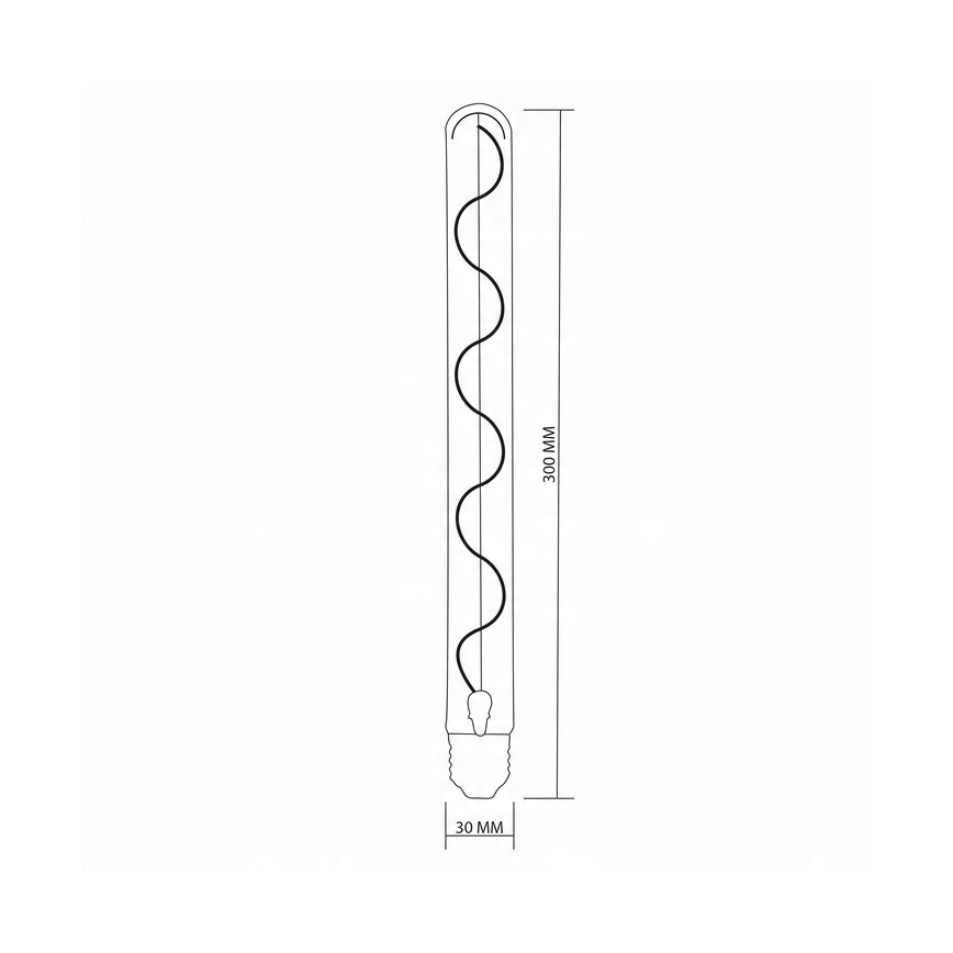 LED glödlampa DECO VINTAGE FILAMENT T30 E27/4,5W/230V 2200K