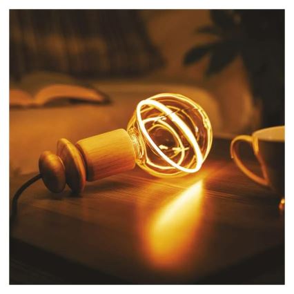 LED-glödlampa DECO VINTAGE G130OA E27/4W/230V 1800K