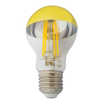LED Glödlampa DECOR MIRROR A60 E27/8W/230V guld 4200K