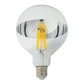 LED Glödlampa DECOR MIRROR G125 E27/12W/230V silver 4200K