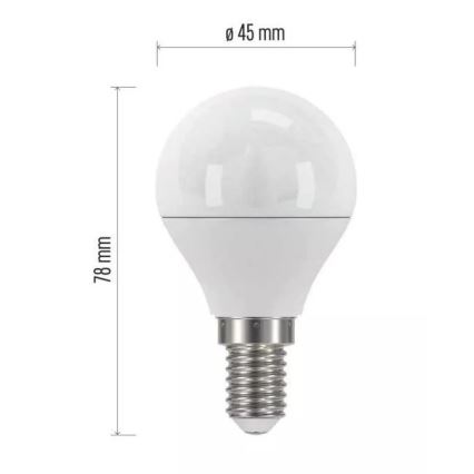 LED glödlampa E14/4,2W/230V 2700K CRI 94 Ra