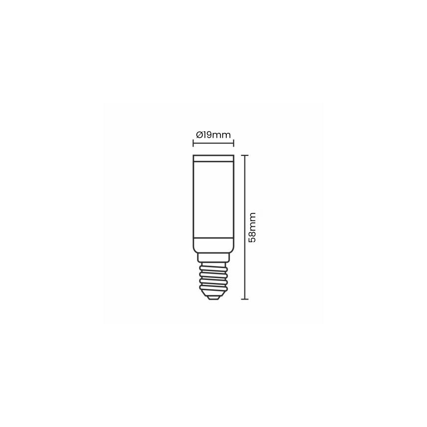LED glödlampa E14/4,5W/230V 2800K