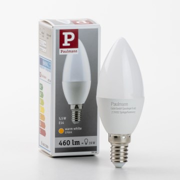 LED glödlampa E14/5,5W/230V 2700K - Paulmann 28718