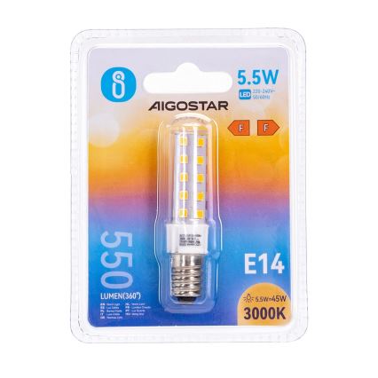 LED glödlampa E14/5,5W/230V 3000K - Aigostar