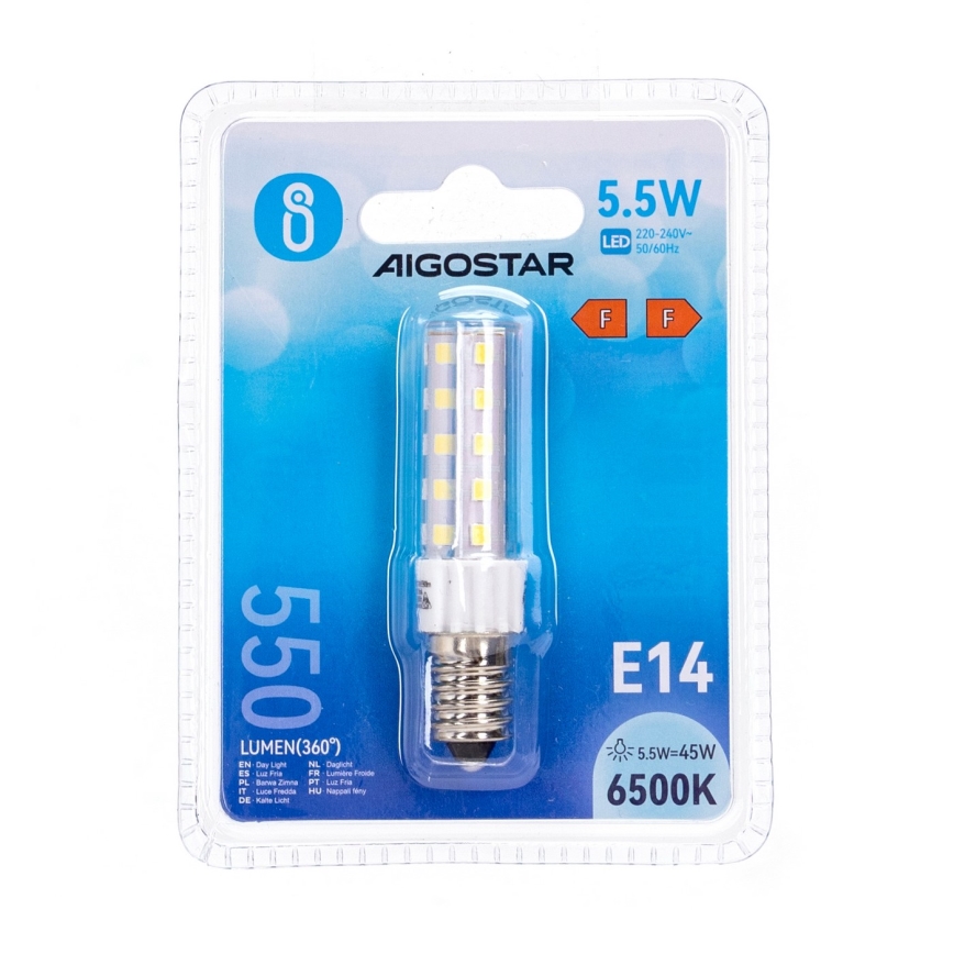 LED glödlampa E14/5,5W/230V 6500K - Aigostar