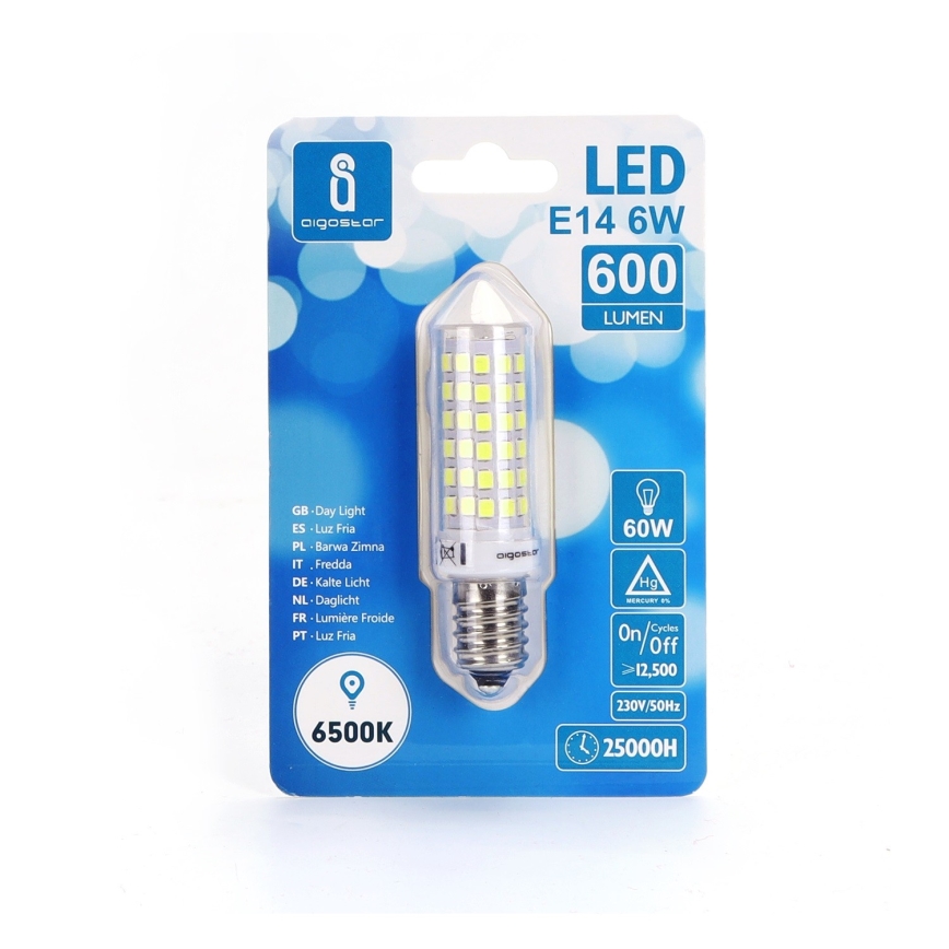 LED glödlampa E14/6W/230V 6500K - Aigostar