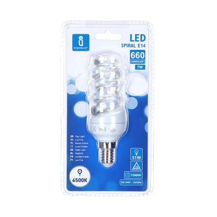 LED glödlampa E14/7W/230V 6500K - Aigostar