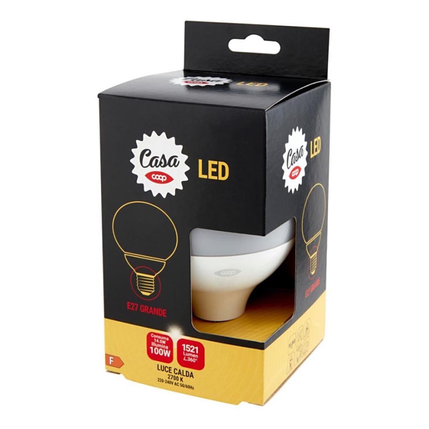 LED glödlampa E27/14,5W/230V 2700K