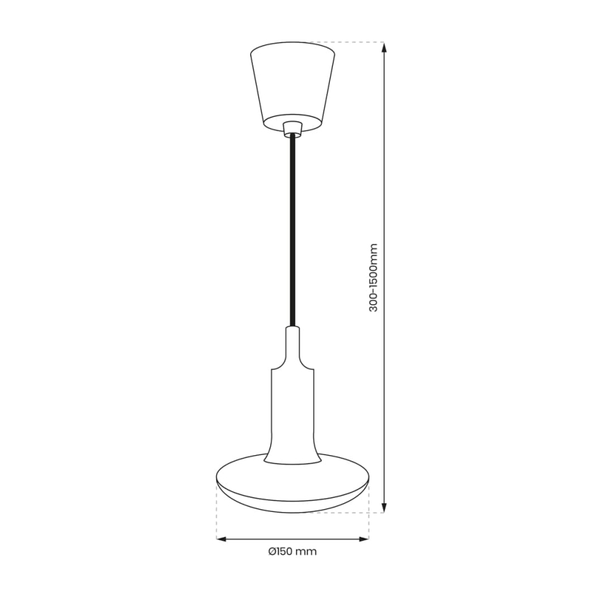 LED glödlampa E27/15W/230V 6000K + power kabel