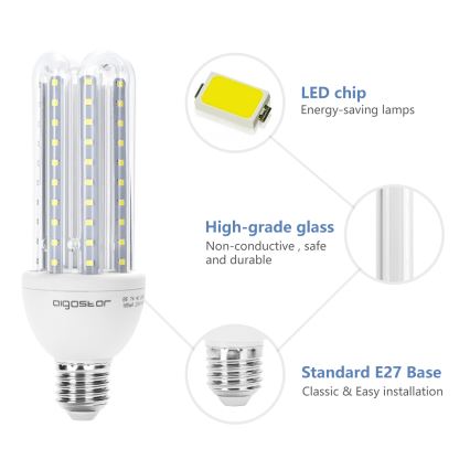LED glödlampa E27/23W/230V 6500K - Aigostar