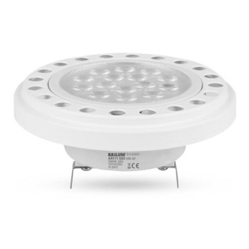 LED glödlampa ECOLINE AR111 G53/12W/12V 3000K 30° vit - Brilagi