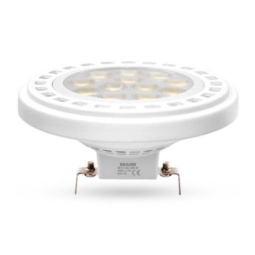 LED glödlampa ECOLINE AR111 G53/12W/12V 4000K 30° vit - Brilagi