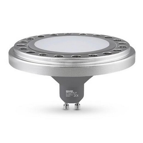 LED glödlampa ECOLINE AR111 GU10/12W/230V 3000K 120° silver - Brilagi