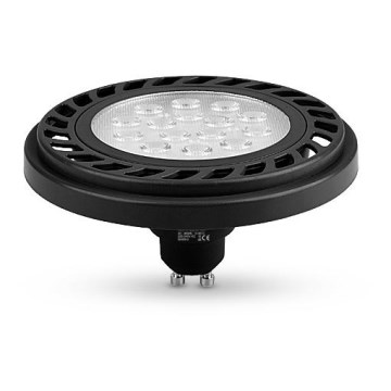 LED glödlampa ECOLINE SOFT AR111 GU10/9W/230V 4000K 30° svart - Brilagi