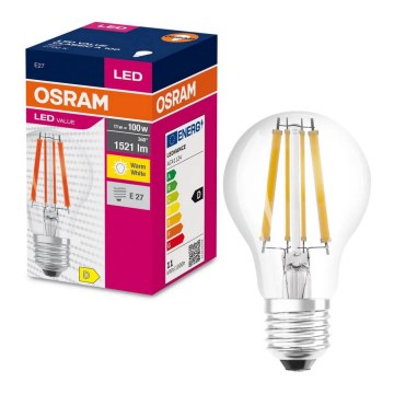 LED glödlampa FILAMENT A100 E27/11W/230V 2700K - Osram