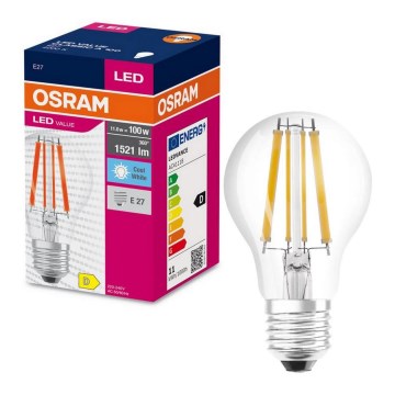 LED glödlampa FILAMENT A100 E27/11W/230V 4000K - Osram