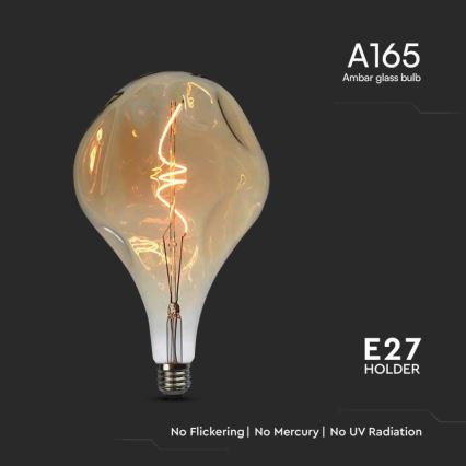 LED glödlampa FILAMENT A165 E27/4W/230V 2700K