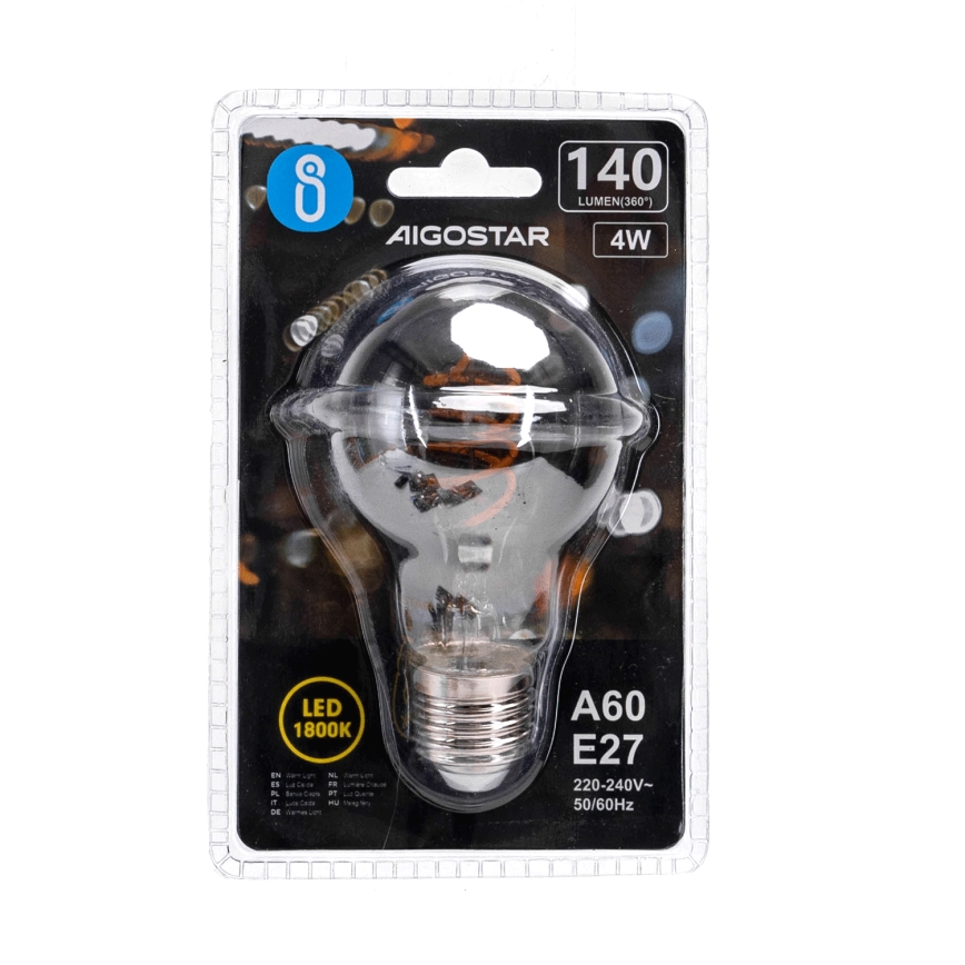 LED glödlampa FILAMENT A60 E27/4W/230V 1800K - Aigostar