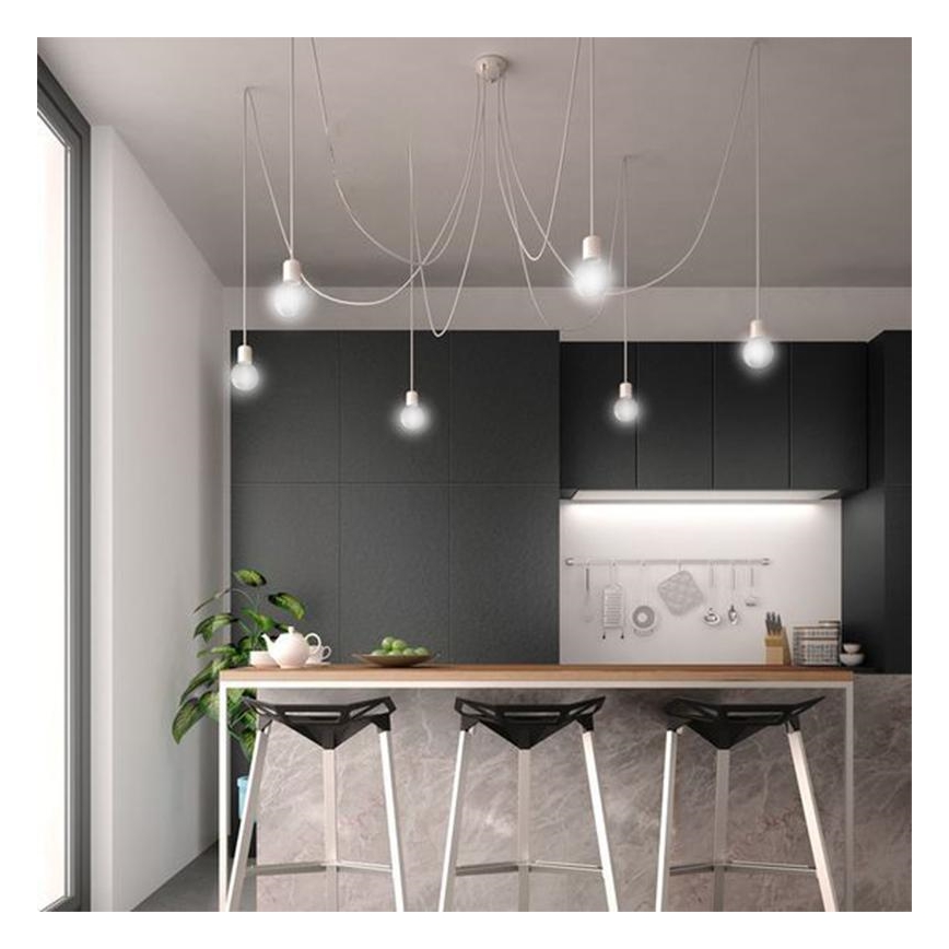 LED glödlampa WHITE FILAMENT A60 E27/9W/230V 4000K
