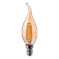 LED glödlampa FILAMENT AMBER E14/4W/230V 2200K