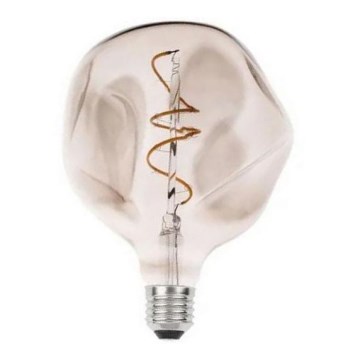 LED glödlampa FILAMENT BUMPED SMOKE G125 E27/4W/230V 2000K rökig