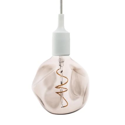 LED glödlampa FILAMENT BUMPED SMOKE G125 E27/4W/230V 2000K rökig