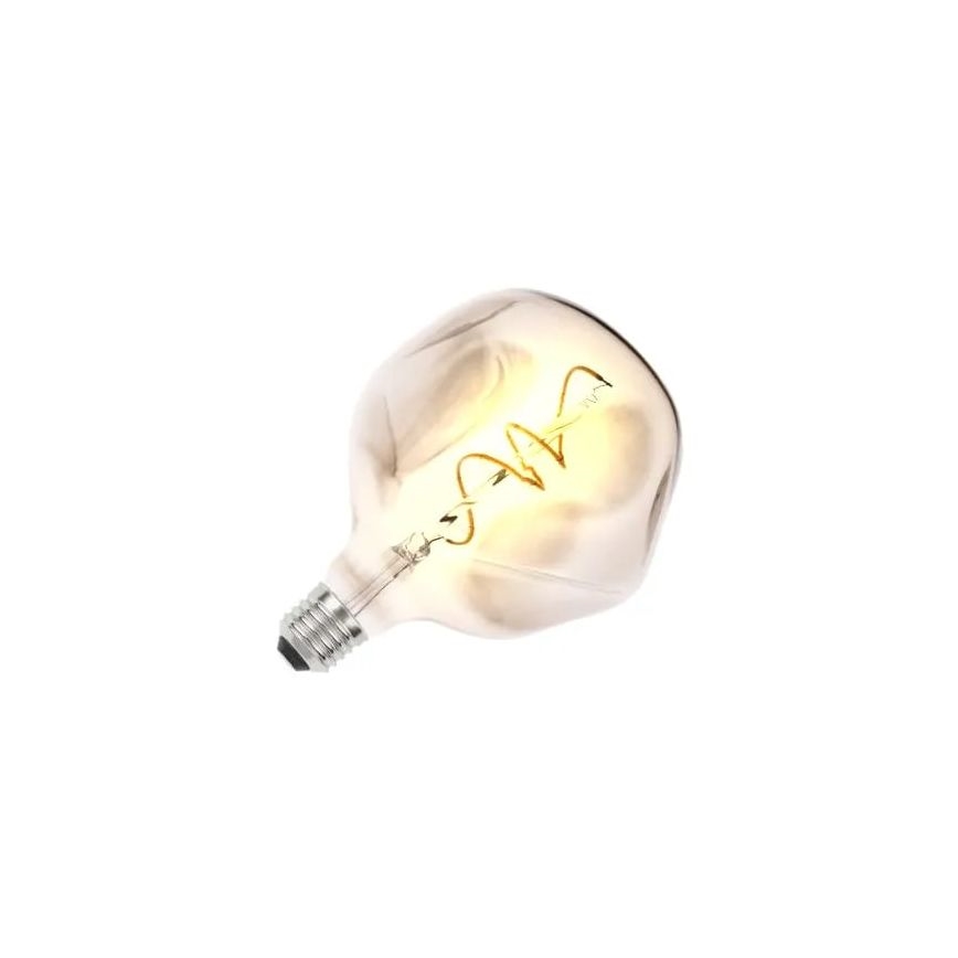 LED glödlampa FILAMENT BUMPED SMOKE G125 E27/4W/230V 2000K rökig