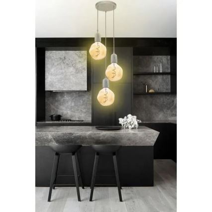 LED glödlampa FILAMENT BUMPED VINTAGE G125 E27/4W/230V 2000K
