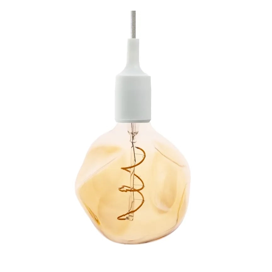 LED glödlampa FILAMENT BUMPED VINTAGE G125 E27/4W/230V 2000K