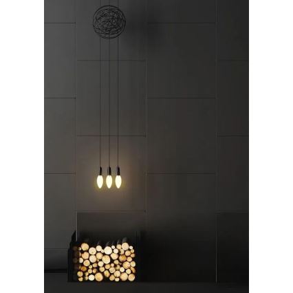 LED glödlampa WHITE FILAMENT C35 E14/4,5W/230V 3000K