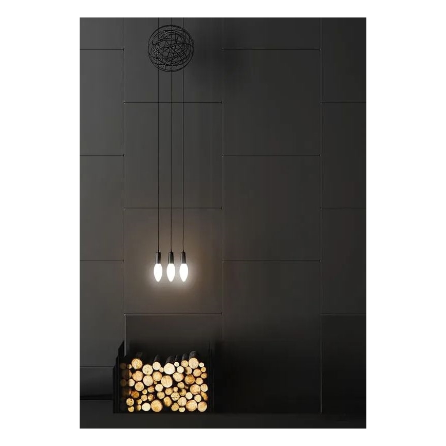 LED glödlampa WHITE FILAMENT C35 E14/4,5W/230V 4000K