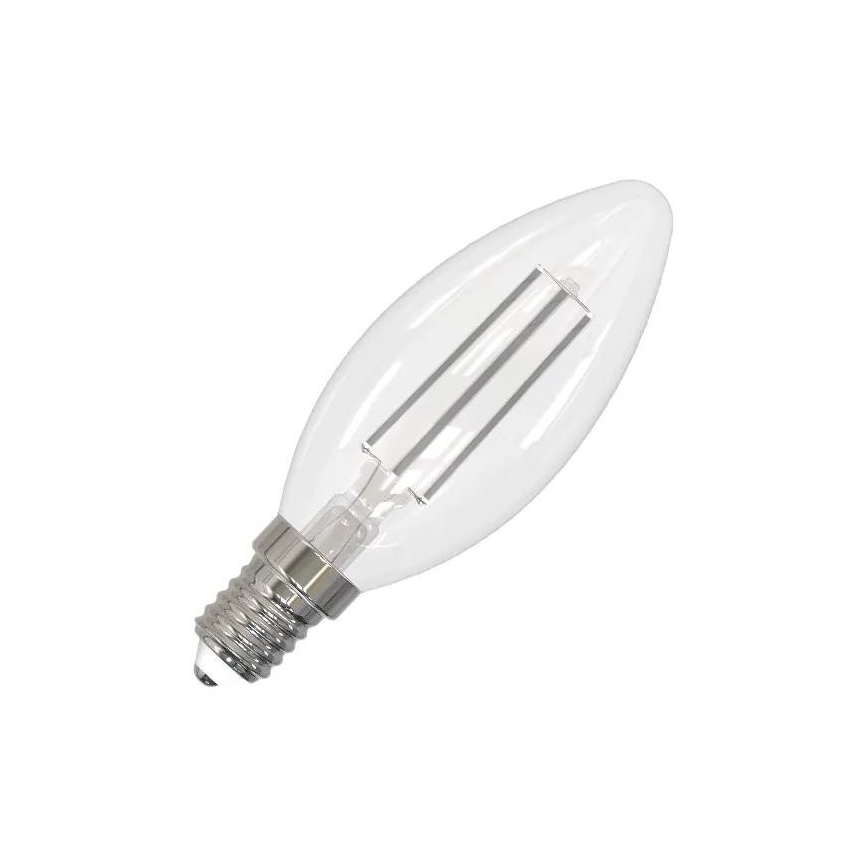 LED glödlampa WHITE FILAMENT C35 E14/4,5W/230V 4000K