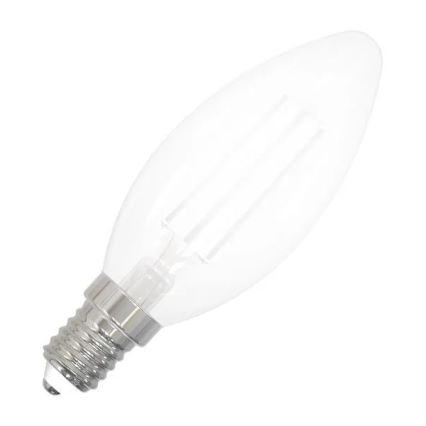 LED glödlampa WHITE FILAMENT C35 E14/4,5W/230V 4000K