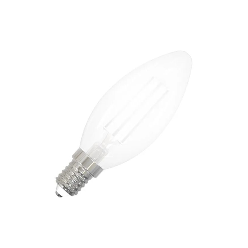 LED glödlampa WHITE FILAMENT C35 E14/4,5W/230V 4000K