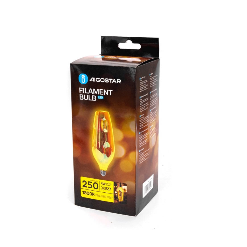 LED glödlampa FILAMENT CR110 E27/4W/230V 1800K - Aigostar