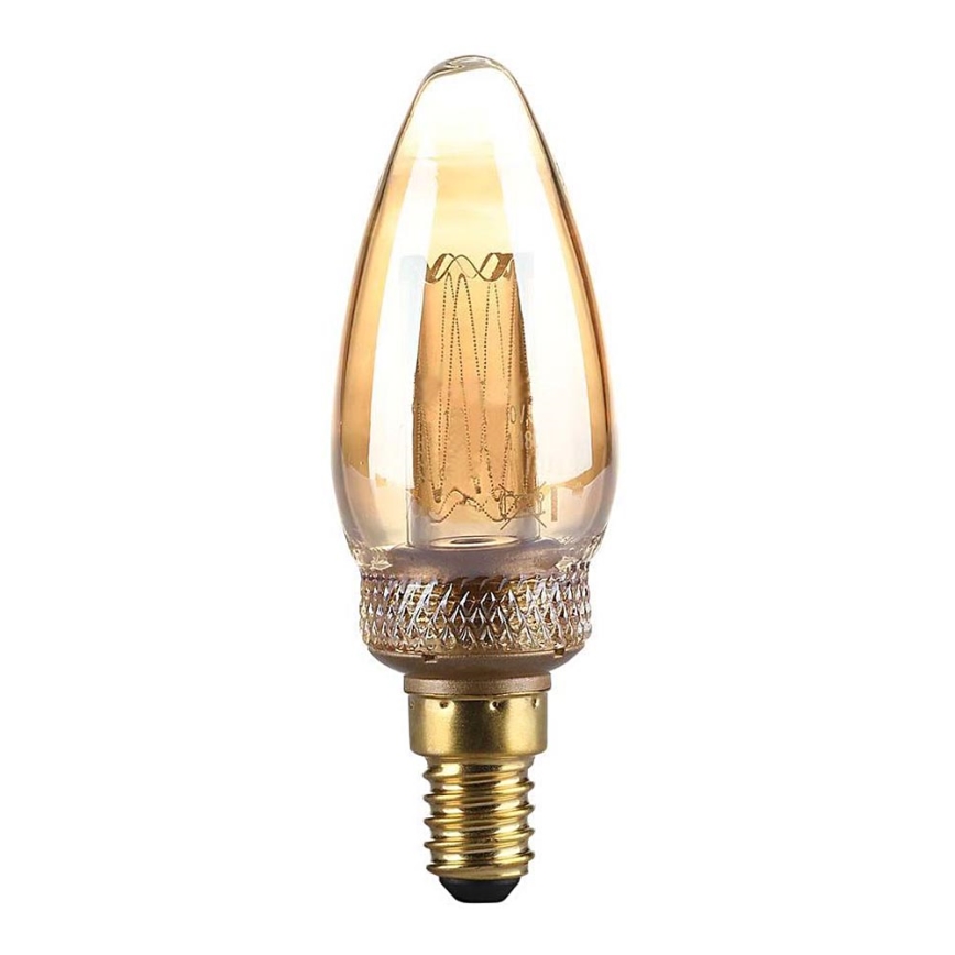 LED glödlampa FILAMENT E14/2W/230V 1800K Art Edition